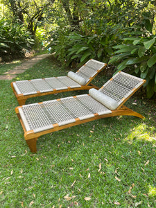 Wooden Sun Lounger