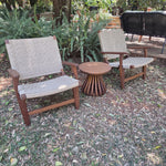 Load image into Gallery viewer, Zulu Kali Arm Chair Tan &amp; Tan
